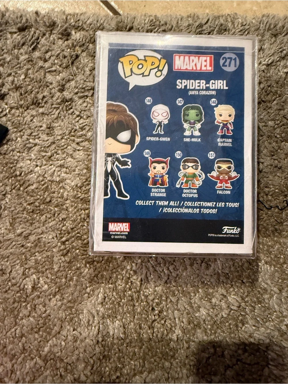 Marvel Spider-Girl (Anya Corazon) Black Pop! Vinyl #271 Funko